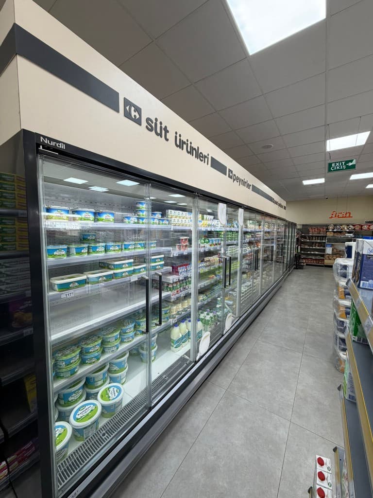 Süt ürünleri ve peynir reyonu — Markam Alışveriş · Yeşiltepe CarrefourSA